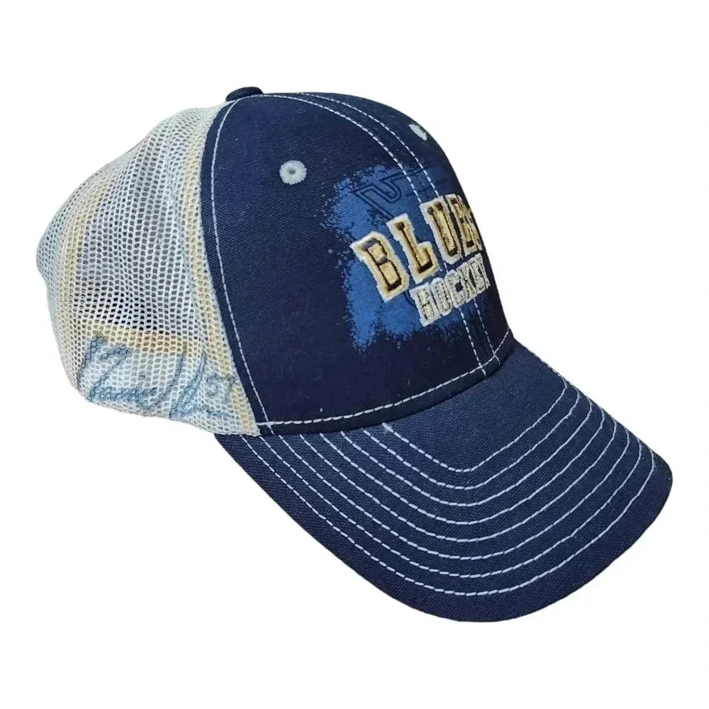 David Perron Signed St. Louis  Blues NHL Adidas Hockey Hat Cap‎ Autograph